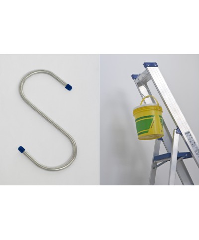 Ferramenta1.com | Gancio zincato 4090 a forma s 170x120 mm - PZ 20