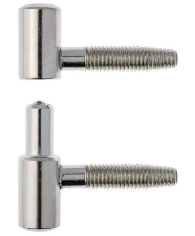 Ferramenta1.com | Cerniera anuba acciaio nichelato d 13 mm - PZ 100