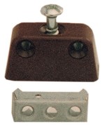Ferramenta1.com | Sc giunzione trapezoidale marrone c/viti 4 pz - SC 1