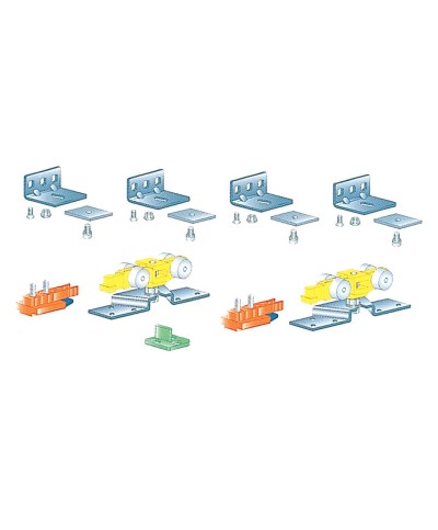 Ferramenta1.com | Kit accessori per binario alluminio 80 kg - CF 1