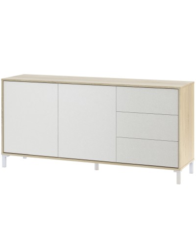 Ferramenta1.com | Kit credenza brooklyn 2 ante + 3 cassetti canadian/b.artik - PZ 1