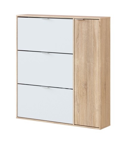 Ferramenta1.com | Kit scarpiera 3 ribalte +1 anta 106x22x115 rov. can/b.artik - PZ 1