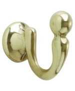 Ferramenta1.com | Bl fermatenda gancio sfera 33x26 oro lucido 2 pz - BL 5