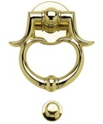 Ferramenta1.com | Battente ottone barocco 165 mm lucido vernic - PZ 1