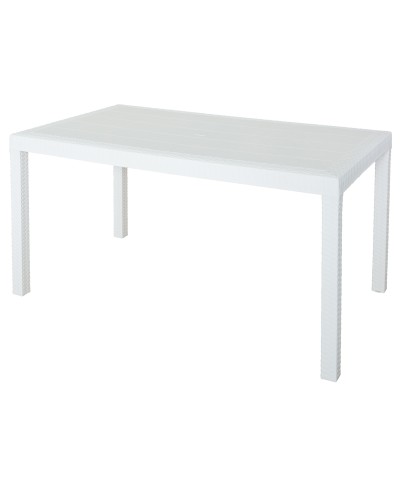Ferramenta1.com | Tavolo houston resina 150x90xh74 cm bianco - PZ 1