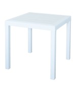 Ferramenta1.com | Tavolo dallas resina 80x80xh74 cm bianco - PZ 1