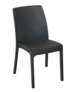 Ferramenta1.com | Sedia resina virginia 47x59xh86 cm antracite - PZ 1