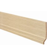 Ferramenta1.com | Battiscopa 70x9 pvc espanso 200 cm rovere sbiancato - PZ 48