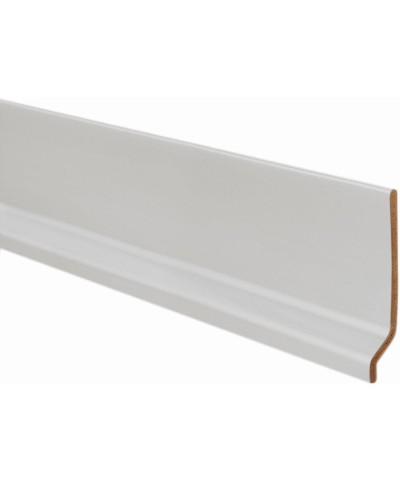 Ferramenta1.com | Battiscopa 70x9 pvc espanso 200 cm argento - PZ 48