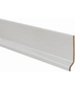 Ferramenta1.com | Battiscopa 70x9 pvc espanso 200 cm argento - PZ 48