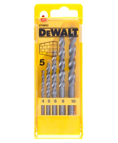 Ferramenta1.com | Dewalt set 5 punte per muro mod. dt6952 - CF 1