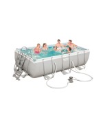 Ferramenta1.com | Piscina c/telaio e pompa 404x201xh100 cm 56441 - PZ 1