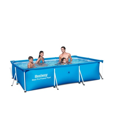 Ferramenta1.com | Piscina c/telaio rettang 300x201x66h 56404 - PZ 1
