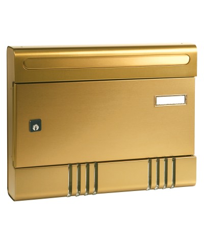 Ferramenta1.com | Cassetta postale alubox sir/e 36,5x7x29 cm bronzo - PZ 1