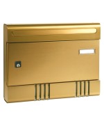 Ferramenta1.com | Cassetta postale alubox sir/e 36,5x7x29 cm bronzo - PZ 1