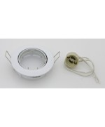 Ferramenta1.com | Faretto incasso fisso p/led gu10 bianco - PZ 5