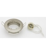 Ferramenta1.com | Faretto incasso fisso p/led gu10 nikel satin - PZ 5