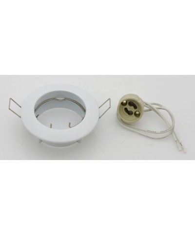 Ferramenta1.com | Faretto incasso orientab p/led gu10 bianco - PZ 10