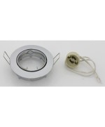 Ferramenta1.com | Faretto incasso orientab p/led gu10 cromo - PZ 5