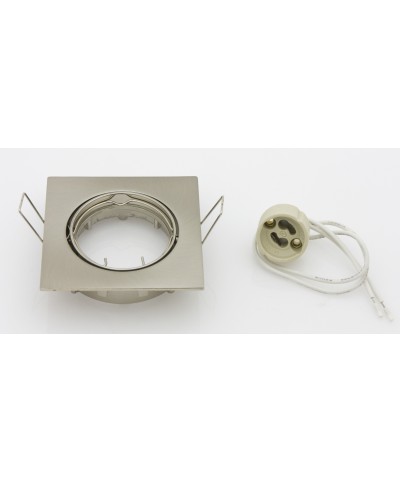 Ferramenta1.com | Faretto quadrato incas orientab led gu10 nik sat - PZ 1