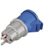 Ferramenta1.com | Adattatore industriale 16a 220v spina sch pr ip44 fig.6 - PZ 10