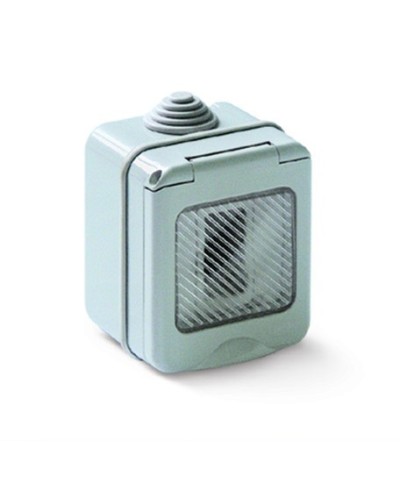 Ferramenta1.com | Cassetta tondo da parete p/esterno 1p ip55 - PZ 1