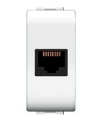 Ferramenta1.com | Life 4084 wh presa telefonica rj11 plug 6/4a bianco - PZ 12
