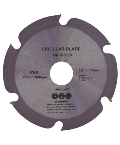 Ferramenta1.com | Disco p/legno d 115x2 mm foro 22,2 mm - PZ 1