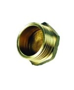 Ferramenta1.com | Idraulica - tappo maschio 292 ottone giallo d  1 - PZ 10