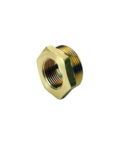 Ferramenta1.com | Idraulica - riduzione 241 ottone giallo d 1/2x3/8 - PZ 10