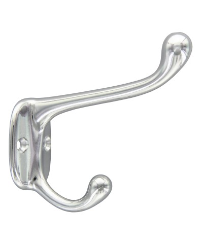 Ferramenta1.com | Appendiabiti classic 78x75 mm ottone cromato - PZ 10