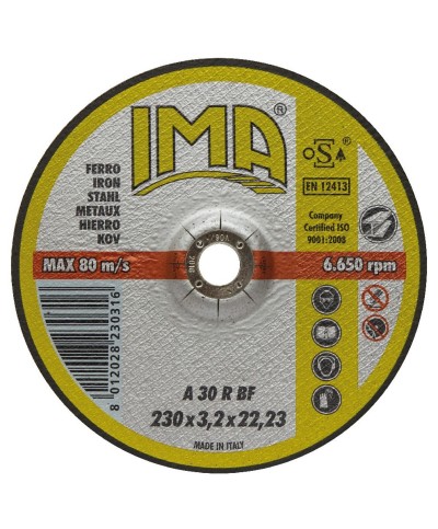 Ferramenta1.com | Ima disco p/ferro d 230x3,2 mm - PZ 50