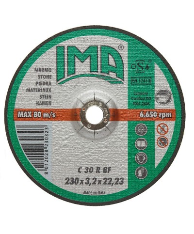 Ferramenta1.com | Ima disco p/marmo d 230x3,2 mm - PZ 50