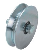 Ferramenta1.com | Ruota per canc gola a y c/bull 2 cusc 120 mm - PZ 6