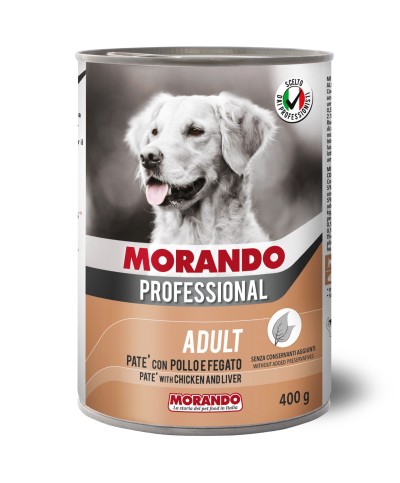 Ferramenta1.com | Cibo cane morando latt  400 g pat pollo fegato - PZ 24