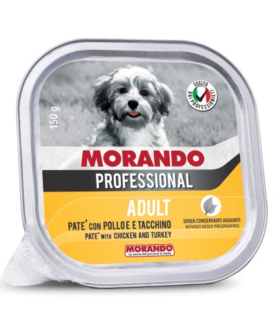 Ferramenta1.com | Cibo cane morando vsc 150 g pate pollo tacchin - PZ 22