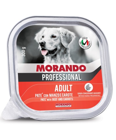 Ferramenta1.com | Cibo cane morando vsc 300 g pate manzo carote - PZ 18