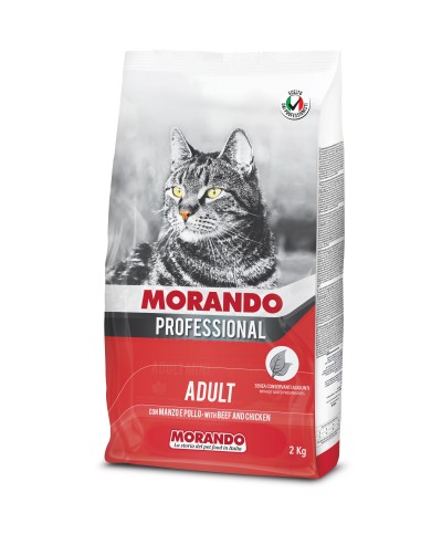 Ferramenta1.com | Cibo gatto morando 2 kg manzo e pollo - PZ 1