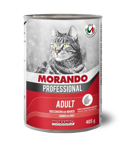 Ferramenta1.com | Cibo gatto morando latt 405 g bocconc manzo - PZ 24