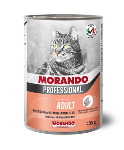 Ferramenta1.com | Cibo gatto morando latt 405 g bocconc gamb salm - PZ 24