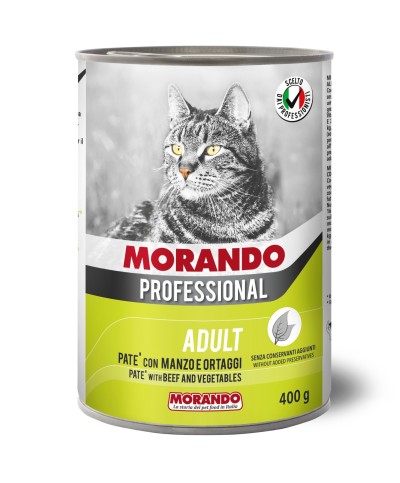 Ferramenta1.com | Cibo gatto morando latt 400 g pat manzo ortaggi - PZ 24