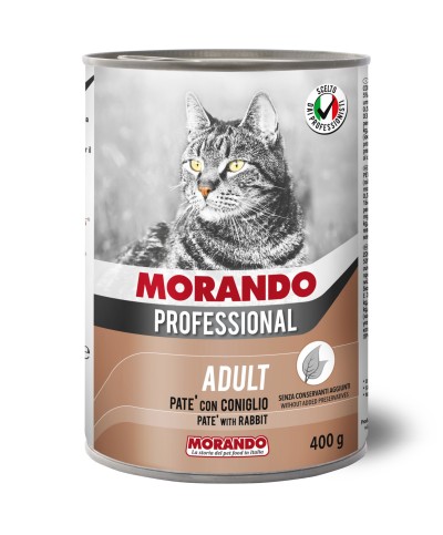 Ferramenta1.com | Cibo gatto morando latt 400 g pat coniglio - PZ 24