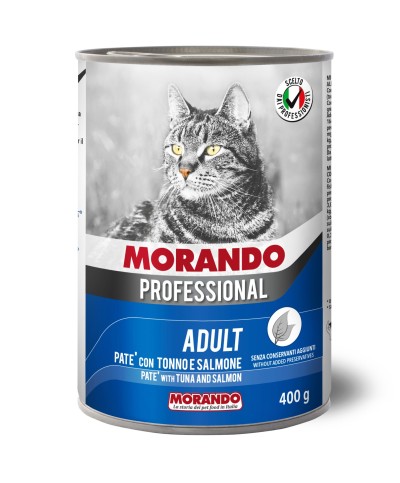 Ferramenta1.com | Cibo gatto morando latt 400 g pat tonno salmon - PZ 24