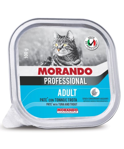 Ferramenta1.com | Cibo gatto morando vsc 100 g pate tonno e trota - PZ 32
