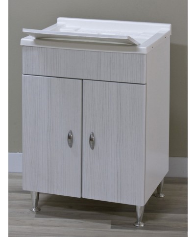 Ferramenta1.com | Lavatoio antonella 60x50 cm con sifone bianco port - PZ 1