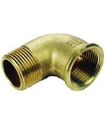 Ferramenta1.com | Idraulica - gomito mf 92 ottone giallo d 3/8 - PZ 10