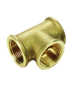 Ferramenta1.com | Idraulica - tee 130 ottone giallo d 3/8 - PZ 10
