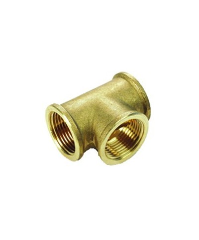Ferramenta1.com | Idraulica - tee 130 ottone giallo d 1/2 - PZ 10