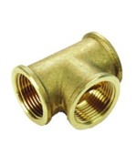 Ferramenta1.com | Idraulica - tee 130 ottone giallo d 1/2 - PZ 10