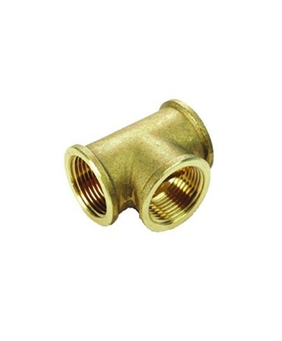 Ferramenta1.com | Idraulica - tee 130 ottone giallo d 3/4 - PZ 5